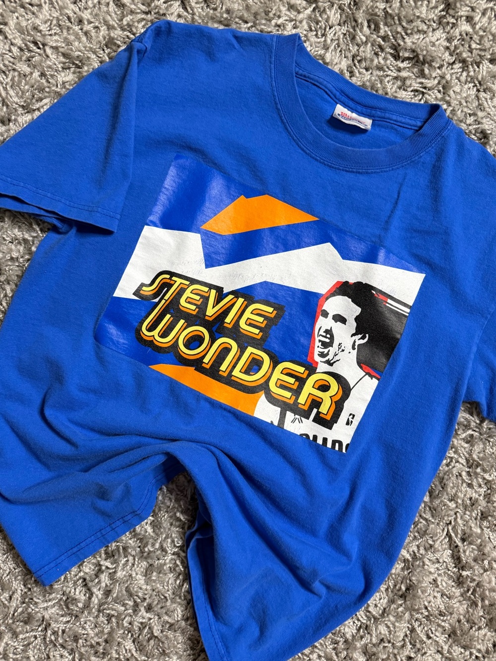 2000s Steve Nash Stevie Wonder Shirt